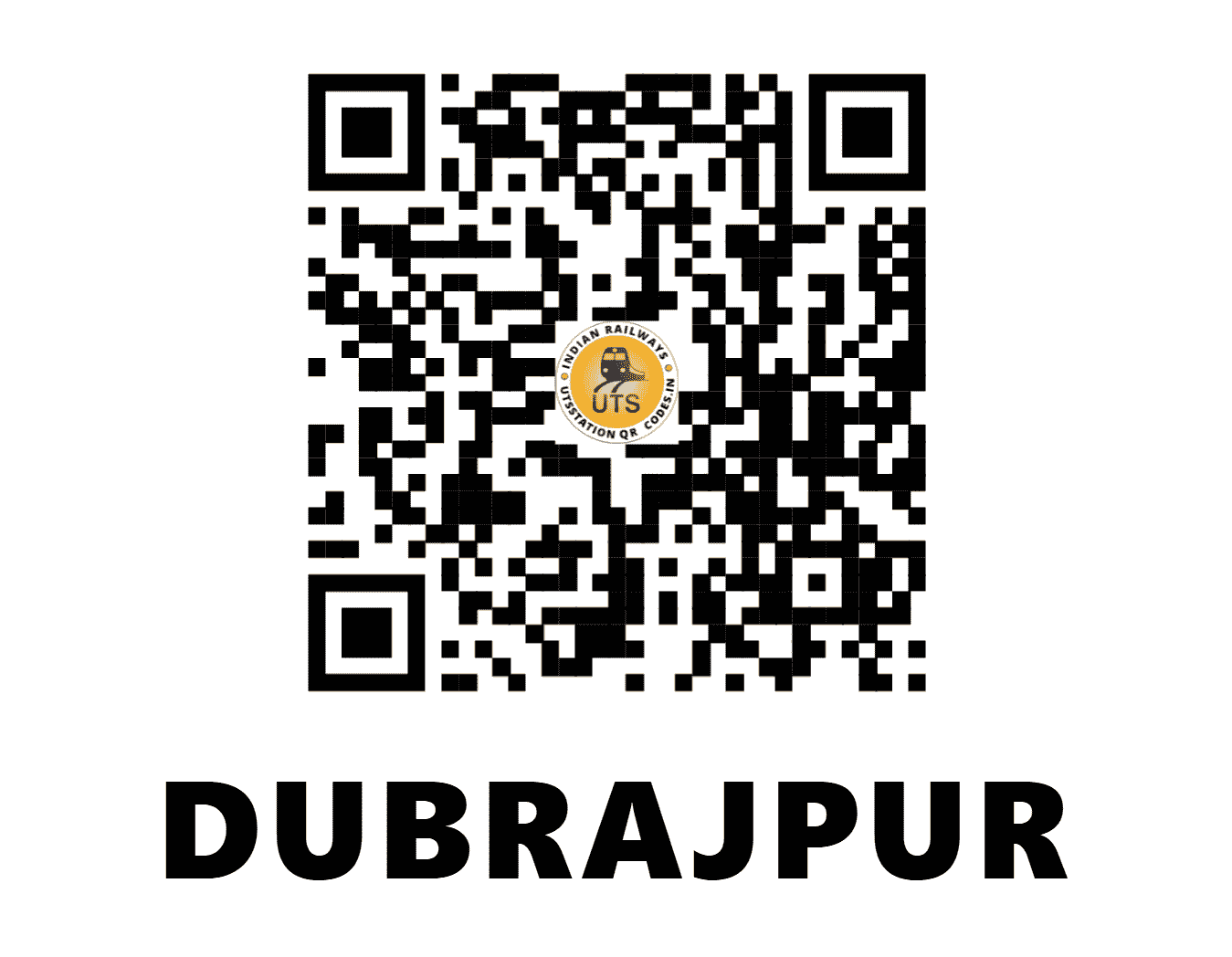 UTS QR Code for DUBRAJPUR - DUJ (ER - WEST BENGAL)